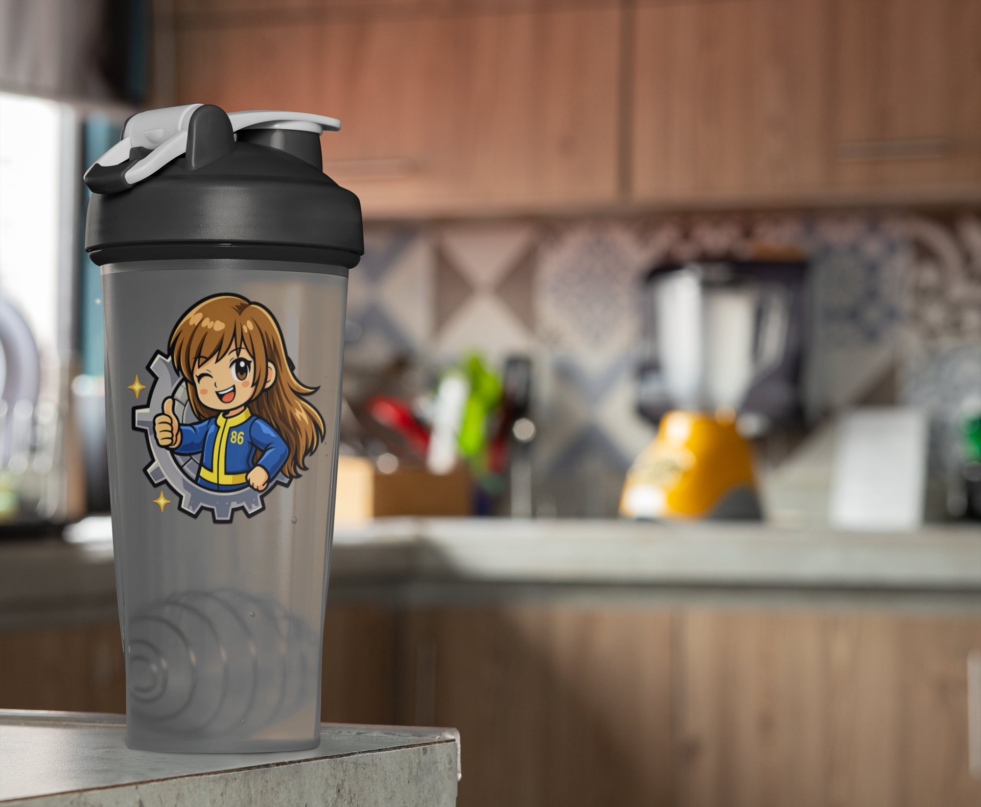 Botella con Shaker Ascmi