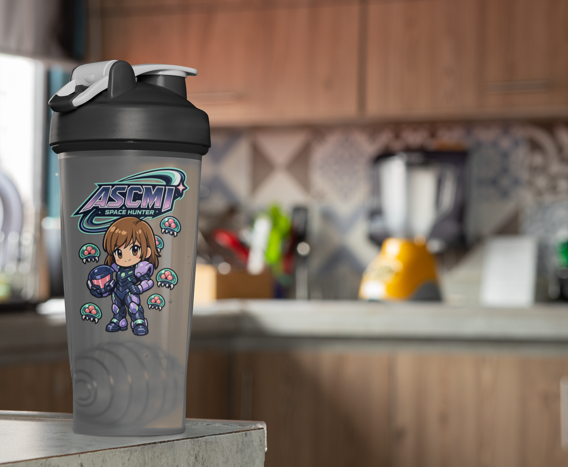 Botella con Shaker Ascmi